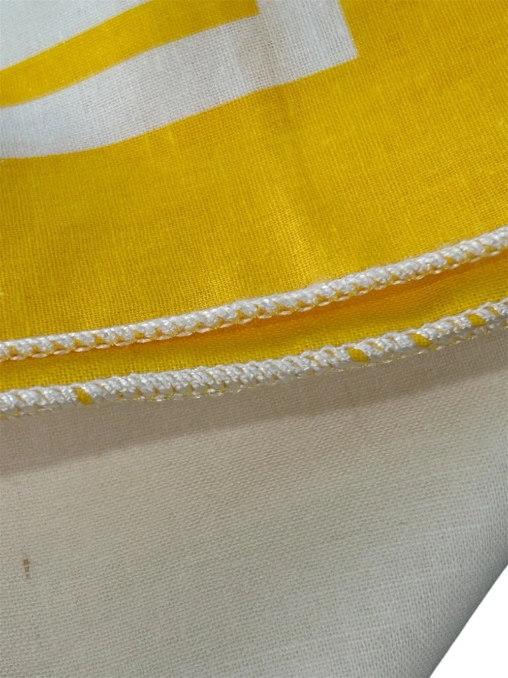 Vintage Cloth Napkins 15” Yellow White Picnic Cottagecore Retro